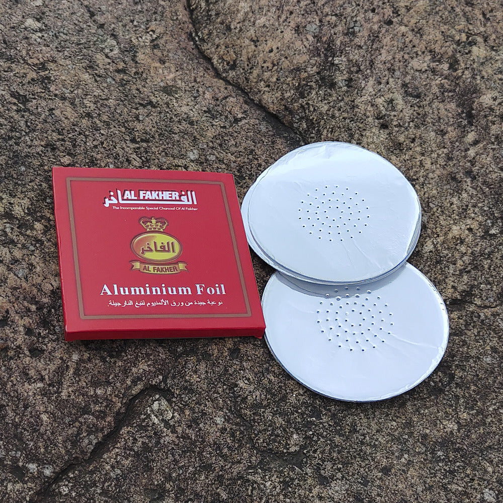 Paquet de 50 feuilles d'aluminium prétrouées AL FAKHER