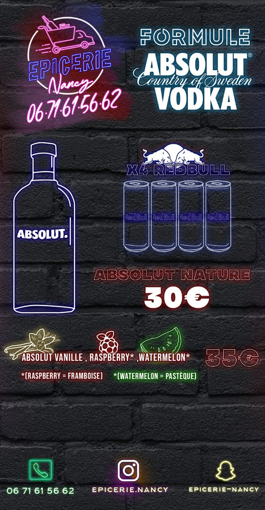 Formule Absolut Vodka